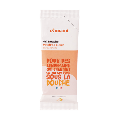 Pimpant -- Gel douche fleur d'oranger poudre à diluer - 25 g