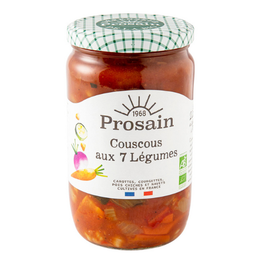 Prosain -- Couscous 7 légumes bio (préparation sans semoule) - 680 g