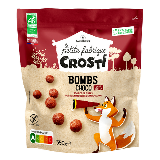 Favrichon -- Crosti céréales bombs choco bio - 350 g