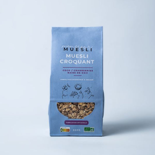 Muesli quotidien coco cranberry goji bio - 1