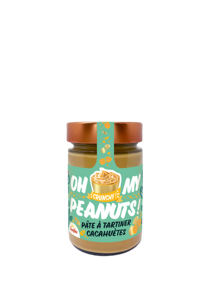 Pâte à tartiner cacahuètes creamy bio (oh my peanuts!) - 1