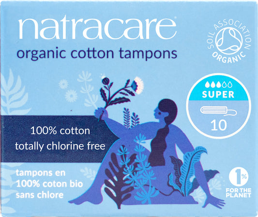 Natracare -- Tampon super sans applicateur x10